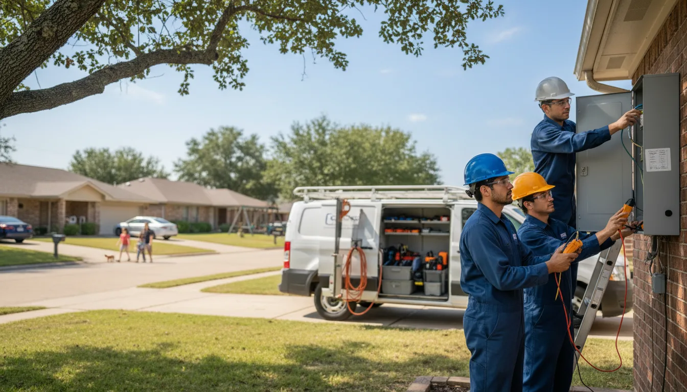 Certified electrician providing emergency electrical services in Latta, SC